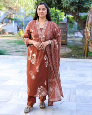 Summer Wear Cotton Suit
