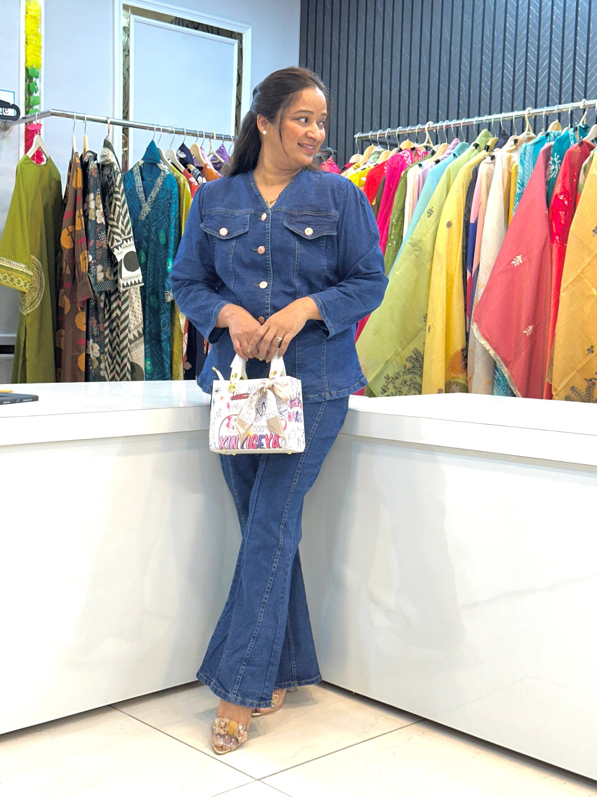 Denim Cordset