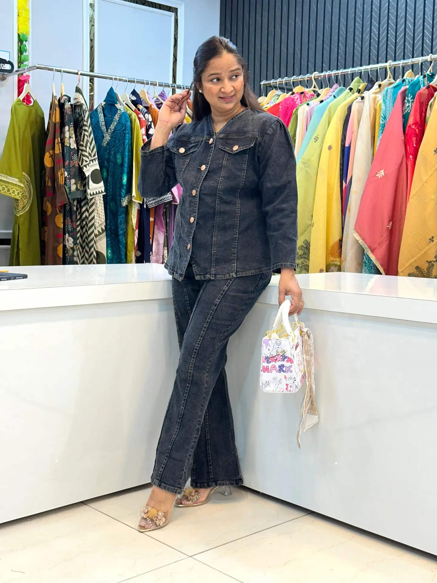 Denim Cordset